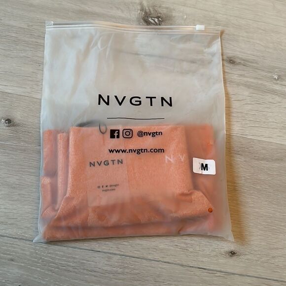 NVGTN PRO SHORTS BURNT ORANGE CAMO SEAMLESS M NWT IN PKG - Picture 6 of 7
